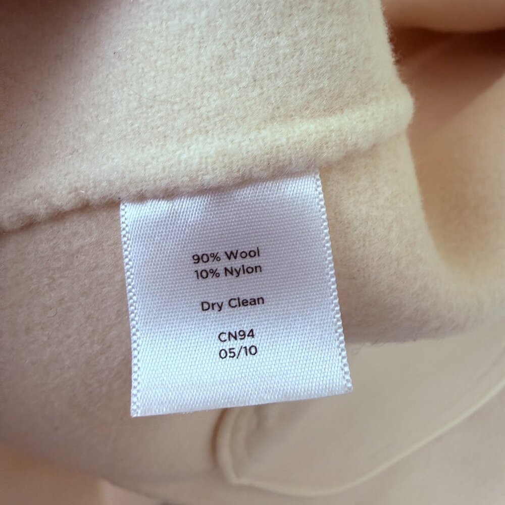 Talbots 90% Wool Button-Front Jacket Pea Coat - L… - image 6